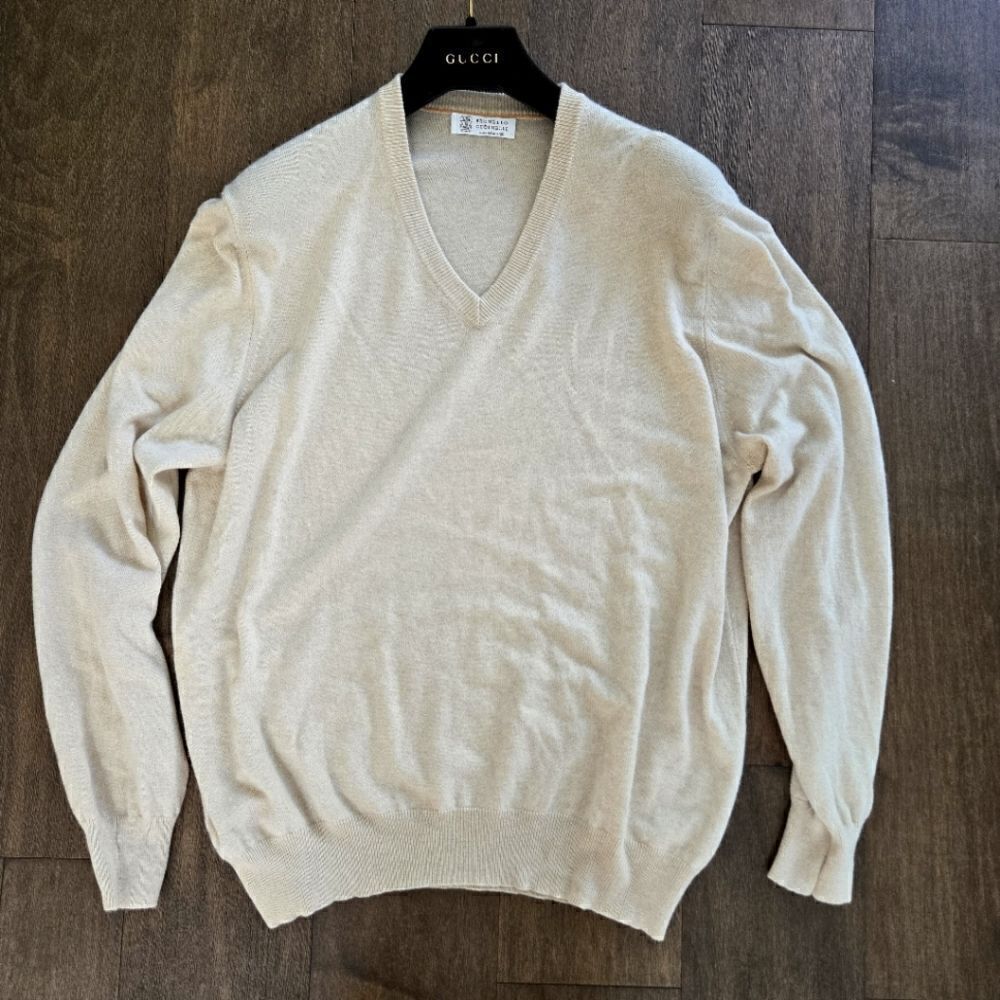 Brunello Cucinelli Cashmere Men's Pullover Sweater size XXL
